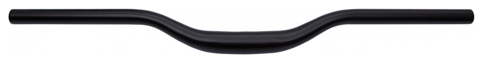 Кермо Сталь 25.4мм L 720 мм HongFu YL-004 підйом - 20-30мм загиб назад9° чорний Райзер