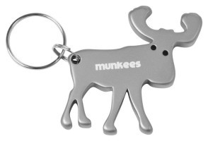 Munkees 3473 брелок-відкривачка Moose grey