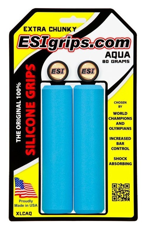 Грипсы ESI Extra Chunky Aqua (голубые) OBOD_XLCAQ