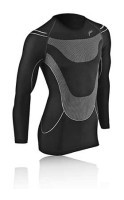 Термобелье для взрослых: мужская кофта Fuse MEGALIGHT 140 LONGSHIRT MAN M Black