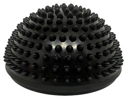 Полусфера массажная киндербол EasyFit 16 см мягкая черная
