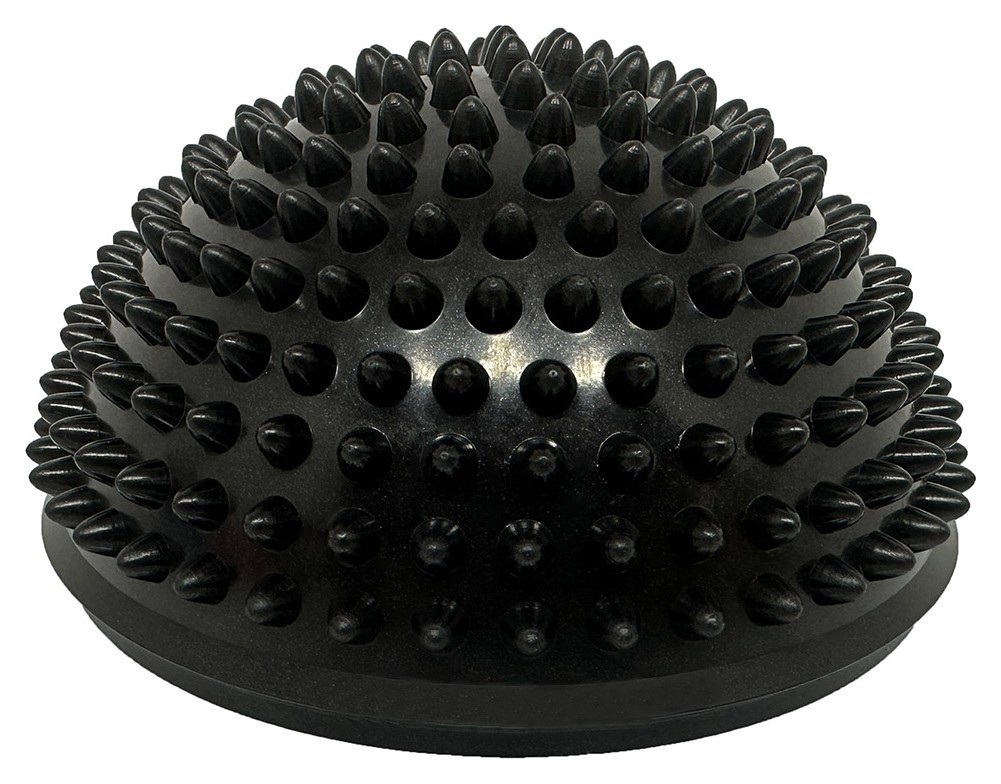 Полусфера массажная киндербол EasyFit 16 см мягкая черная EFIT_EF-3001-BK