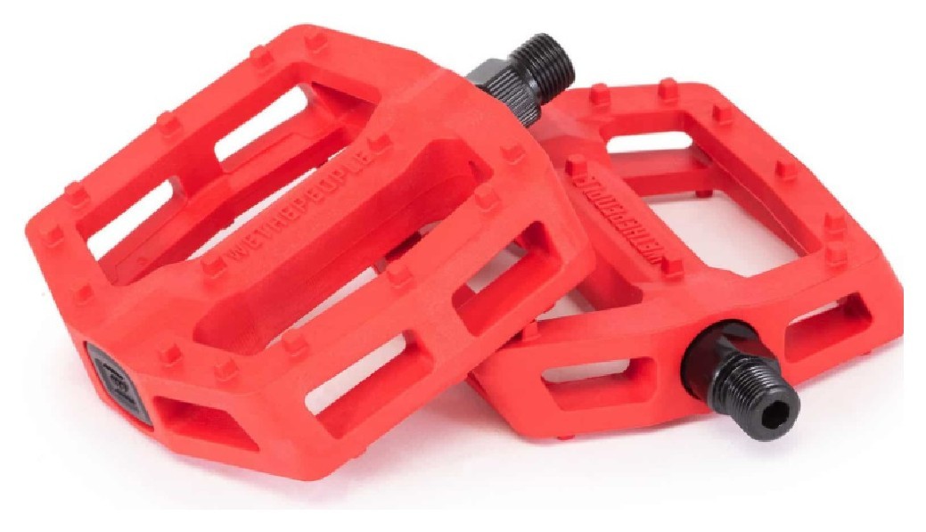 Педали WeThePeople LOGIC nylon/fibreglas 9/16" красные VELD_4055822063944