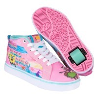 Роликові кросівки Heelys X SpongeBob Racer 20 MID HES10493 Powder Pink Aqua