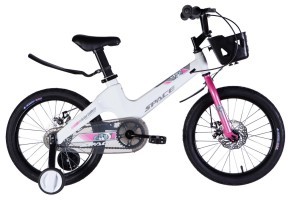 Велосипед MG 18" SPACE KID MOON DD рама-10" білий 2025