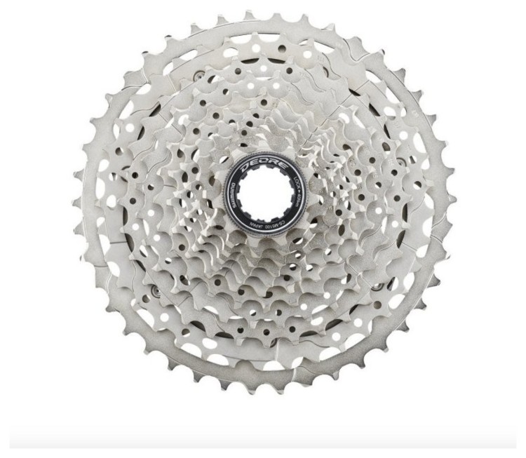Касета 11 SHIMANO DEORE CS-M5100-11 12-28Т срiблястий CAS-821