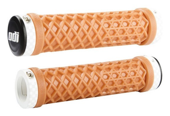 Гріпси ODI Vans® Lock-On Grips, Limited Edition, Gum with Checkerboard White Clamps OBOD_D30VNGR-W
