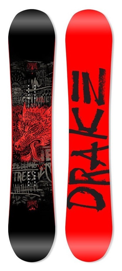 Сноуборд Drake LEAGUE 156 Black/red (76261008) O RCH_20179