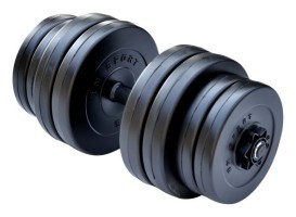 Гантель StrongMan на 31 кг от RN-Sport + расширитель грифа.