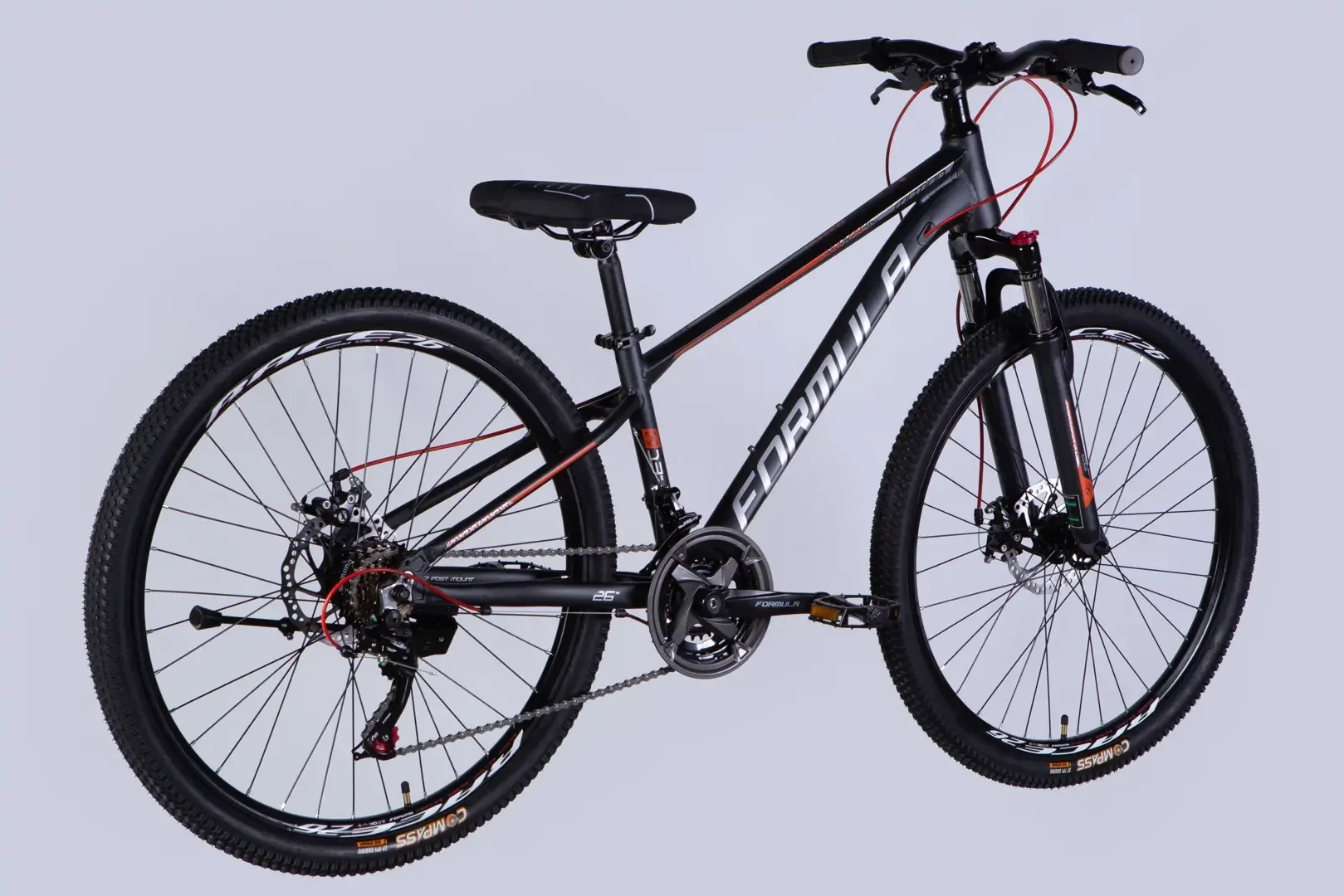 Велосипед уцененный AL 26" Formula MOTION DD FR рама-13" темно-серый 2026 STK-FR-26-537