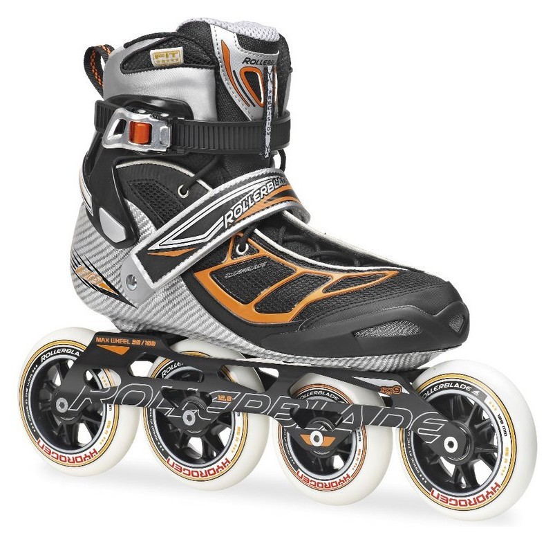 Роликові коньки для дорослих Rollerblade TEMPEST 100 M 42 (9US) 270мм Silver/orange (07301800 955) RCH_10895