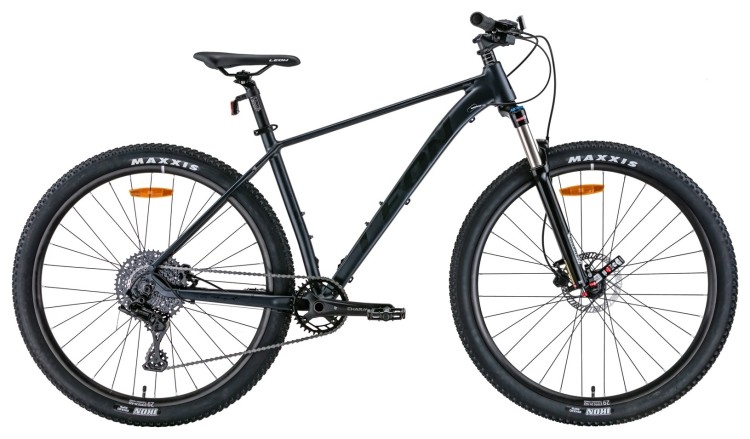 Велосипед уцененный AL 29" Leon TN-50 AM Hydraulic lock out HDD рама-21" серый с черным (м) 2022 STK-LN-29-065