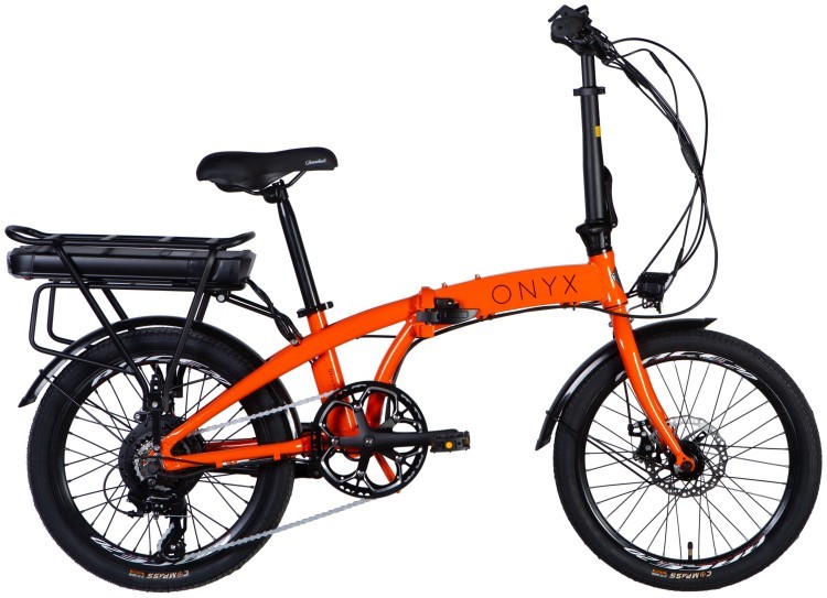 Велосипед з електроприводом 20" AL Dorozhnik eONYX DD FR рама-11" 36B 12.5А*г 500Вт помаранчевий YS 7421 2025 ELB-D-20-053