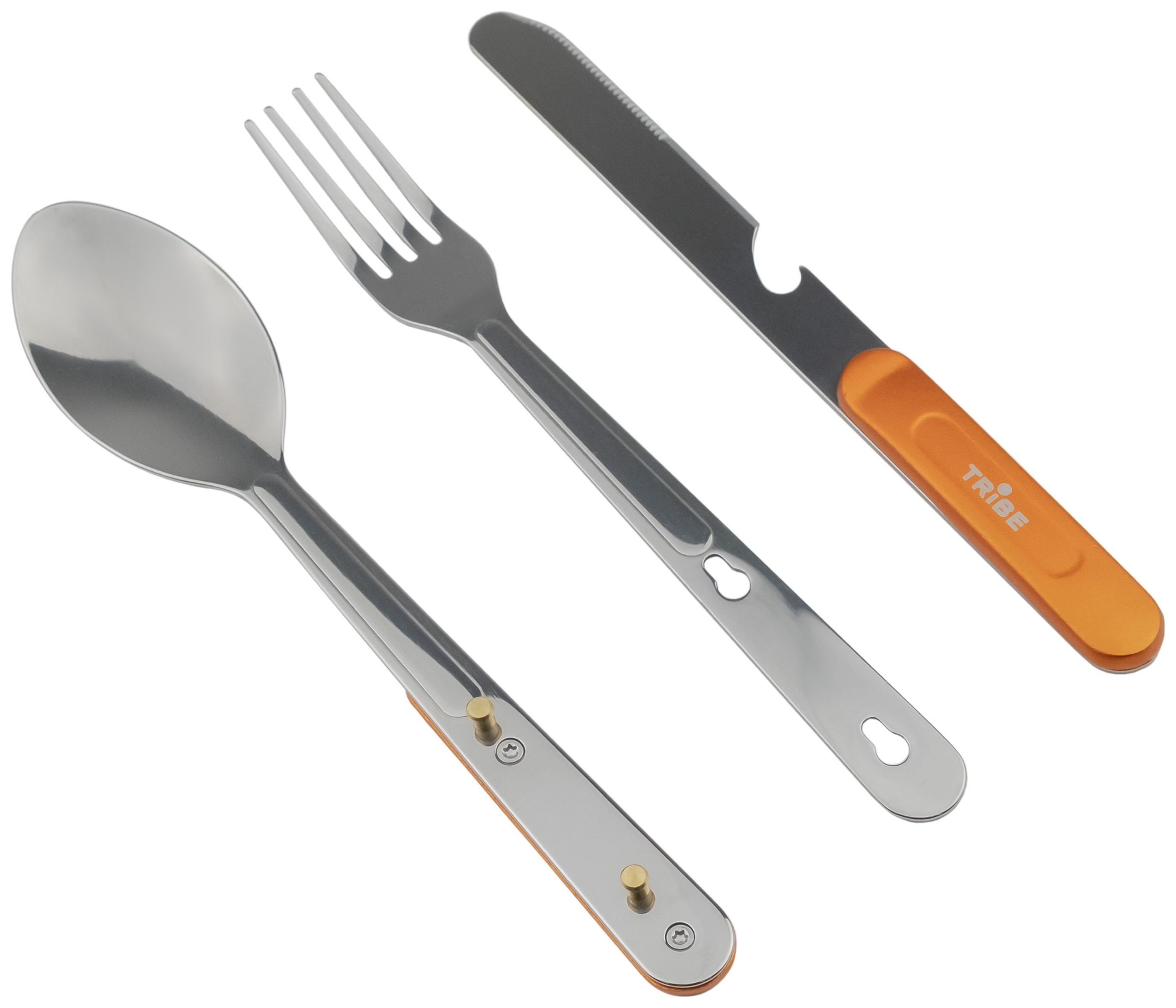 Набор столовых приборов Tribe Camp Set стальной T-FC-0036-metal T-FC-0036-metal
