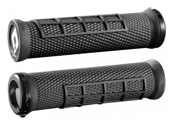 Грипсы ODI Elite Flow, V2.1 Lock On, Black/Black w/Black Clamp (черные с черными замками) OBOD_D33EFB-B