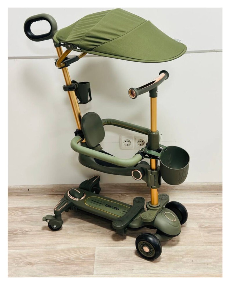 Детский самокат 4in1 8028 olive (Оливковый) MRTN_3065