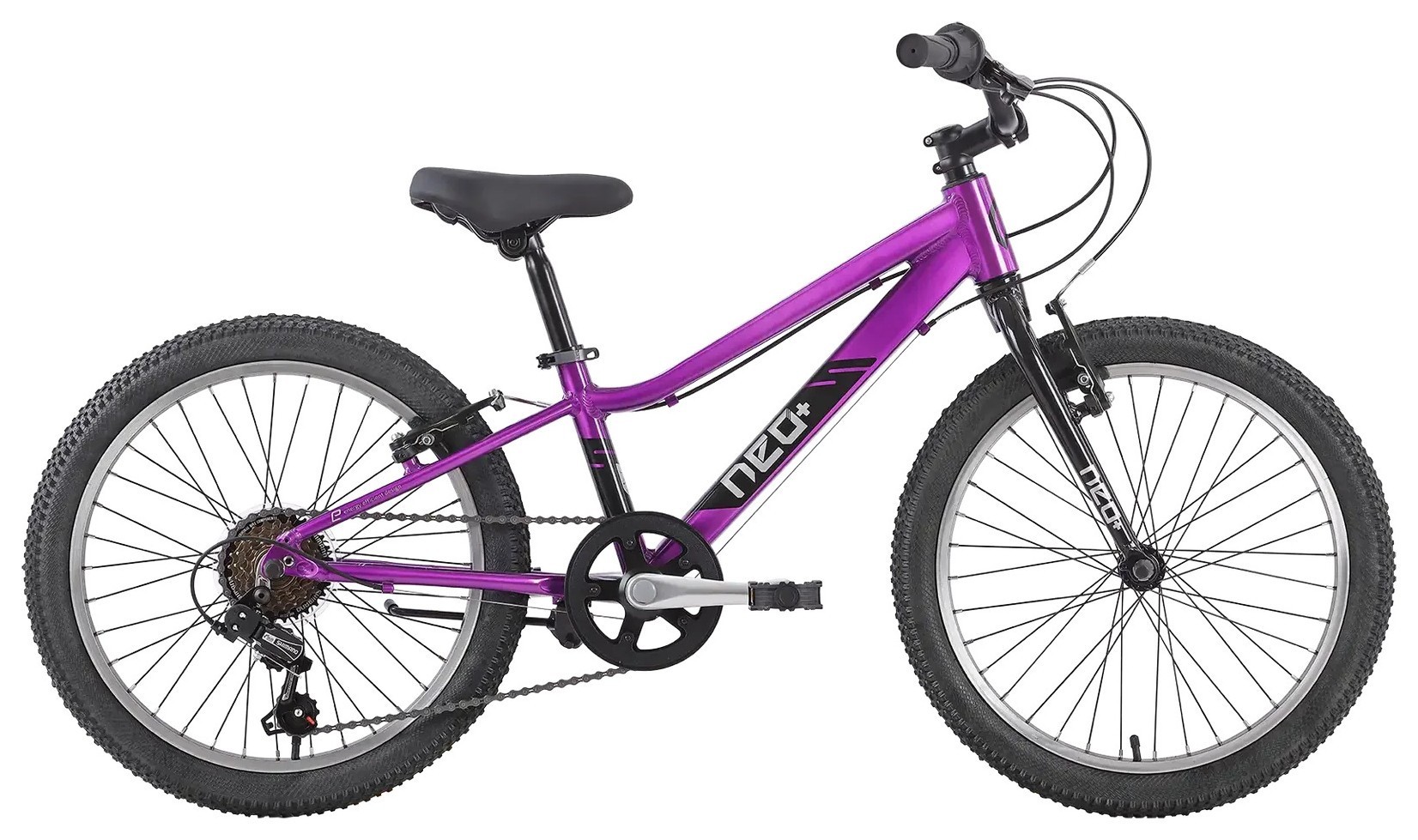 Велосипед 20" Apollo NEO 6s girls Chrome Purple SKE-17-47