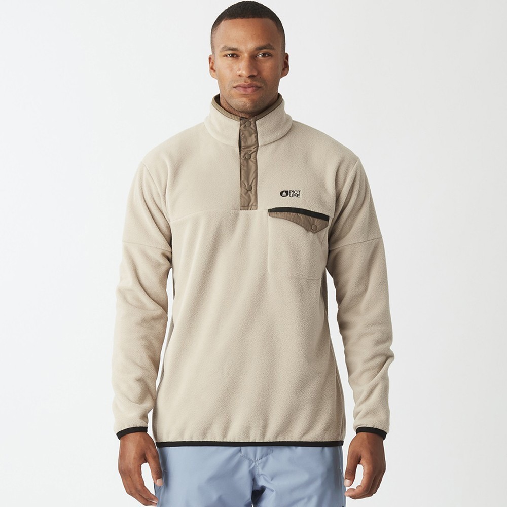 Picture Organic реглан флісовий Arcca 1/4 pure cashmere L SMT0159D-XL