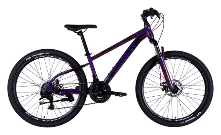 Велосипед ST 26" Discovery TREK DD FR рама-13" фиолетовый 2025 OPS-SP-26-051