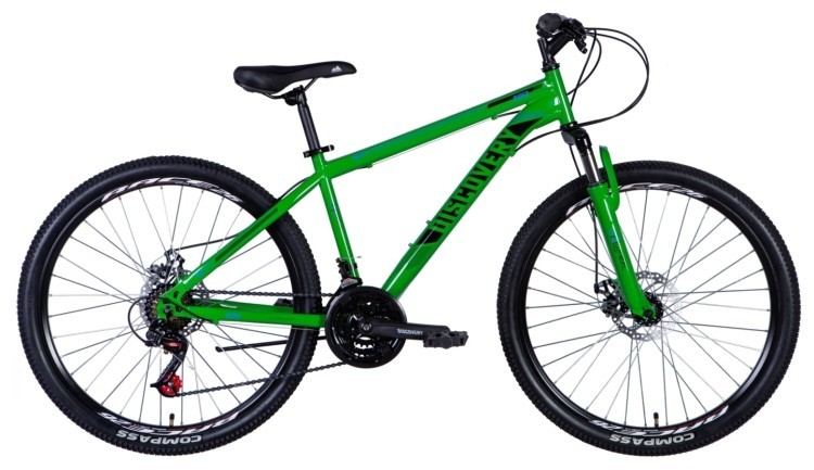 Велосипед ST 26" Discovery RIDER AM DD рама- " 2024 (зеленый) OPS-DIS-26-603