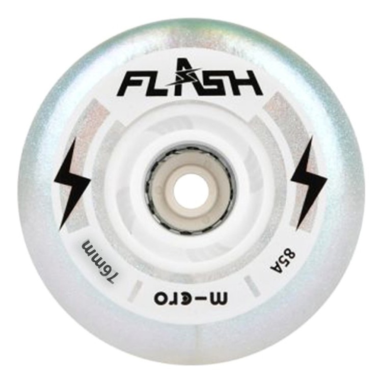 Micro колеса Flash 80 mm pearl MSA-LWH-PL