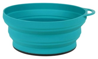 Lifeventure тарілка Silicone Ellipse Bowl teal