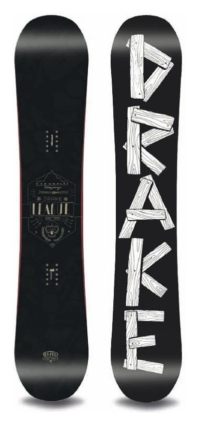 Сноуборд Drake LEAGUE 152 Black/white (76281007) O RCH_20172