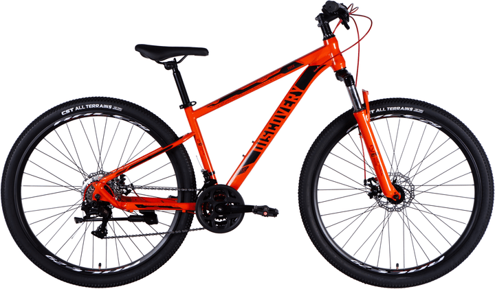Велосипед ST 29" Discovery TREK DD FR рама-16" помаранчевий 2025 OPS-SP-29-072