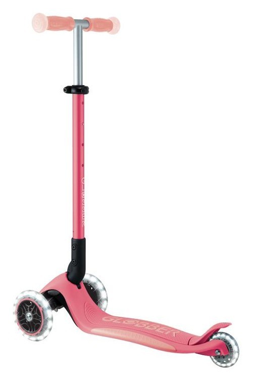 Самокат GLOBBER серії ELITE рожевий, світиться в темряві, колеса з підсвіткою, до 50кг, 3+ DWT_839-110