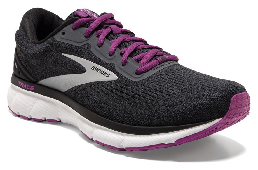 Кроссовки женские Brooks TRACE W 40 (8.5US) 021 Ebony/black/wood violet (1203511B021) RCH_15405