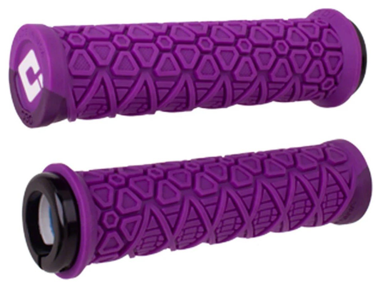 Гріпси ODI Vanquish, v2.1 Lock-On ,MTB , Closed End Purple/Met Purp w/Blk OBOD_D33VSPR-B