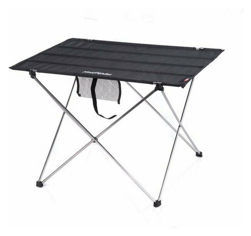 Стіл розкладний Naturehike NH20JJ020,1680D Oxford / алюміній, Розмір L, чорний FNR_6927595763421