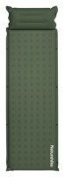 Матрас туристический с подушкой, самонадувающийся одноместный Naturehike CNK2550WS025, влагостойкий, 200х65х3 см, зеленый