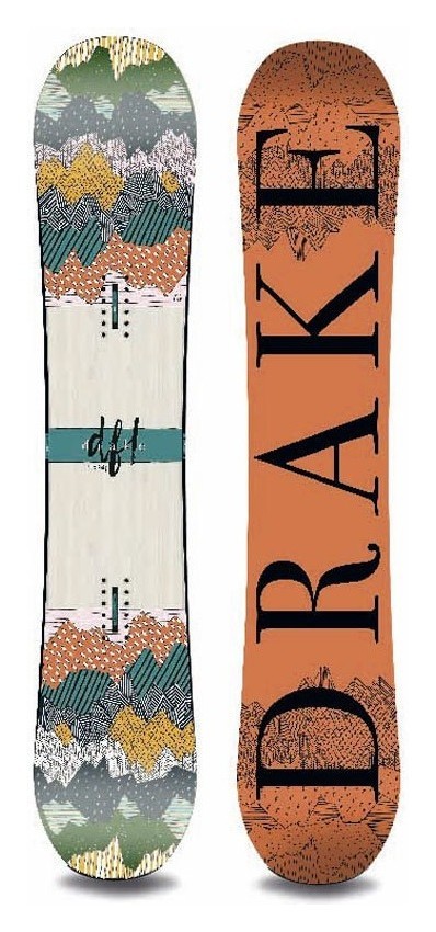 Сноуборд Drake DFL 145 Brown/multicolor (76281009) RCH_20167