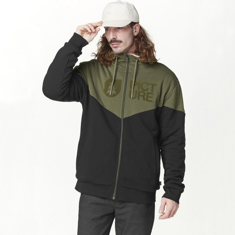 Picture Organic толстовка Basement Plush Hoody tobacco black S MSW360G-S