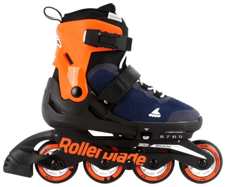 Комплект роликовые коньки Rollerblade Microblade Midnight Blue + защита + защита RLK_493517