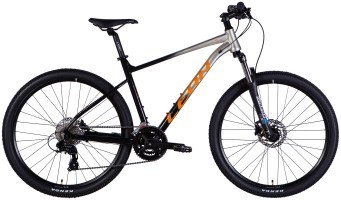 Велосипед AL 27,5" Leon XC 100 HDD рама-19" срiблястий з чорним 2025