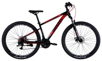 Велосипед ST 29" Discovery TREK DD FR рама-16" чорно-червоний 2025