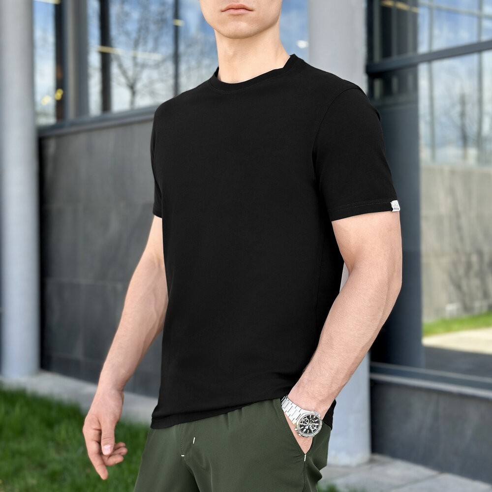 Чоловіча футболка бавовнян�� Pobedov Peremoga чорна POB_00000003020