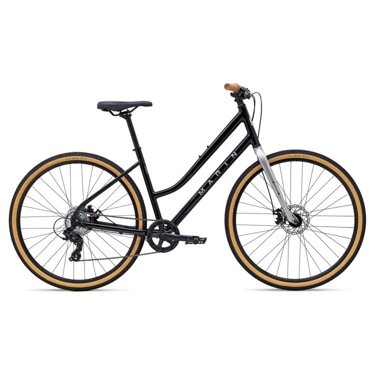 Велосипед 28" Marin KENTFIELD 1 ST рама - S 2024 Gloss Black/Chrome SKD-58-21