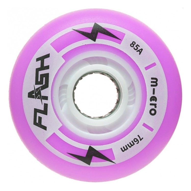 Micro колеса Flash 80 mm purple MSA-LWH-PR