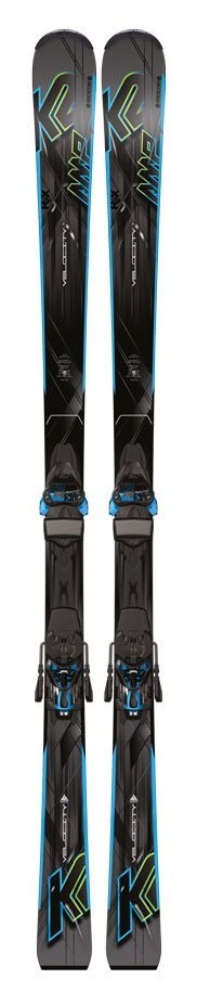 Ліжі гірські комплект K2 AMP VELOCITY+M3 11 TC 165см Grey/black/blue (1050002.140.1+1051107.140.1) RCH_17750