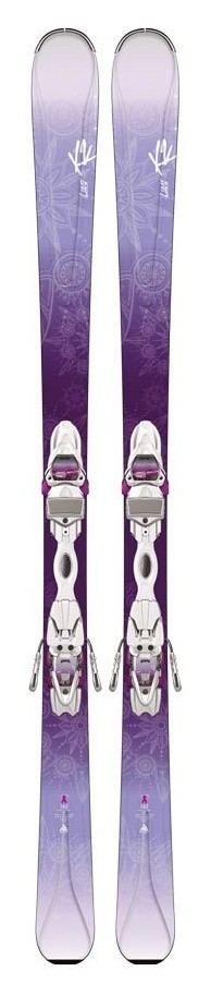 Ліжі гірські (комплект) K2 LUVIT 76+ER3 10 142см White/purple (1050405.141.1+1051109.141.2) RCH_16066