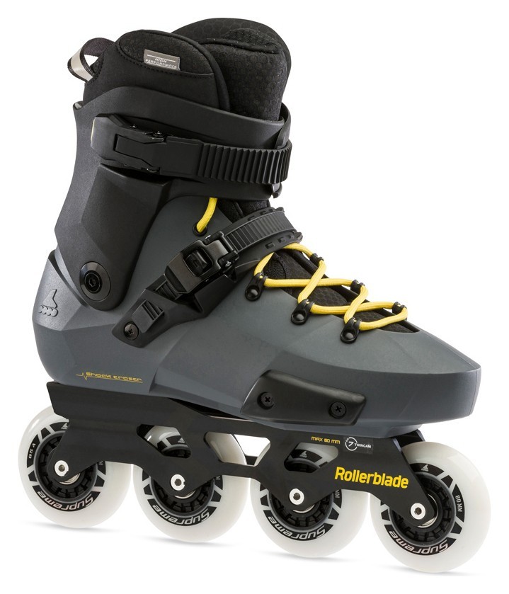 Роликові коньки для дорослих Rollerblade TWISTER EDGE M 41 (8.5US) 265мм Anthracite/yellow (07101300) RCH_10833