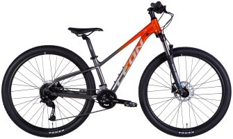 Велосипед AL 27,5" Leon XC 80 HDD рама-13" помаранчевий зі сріблястим 2025