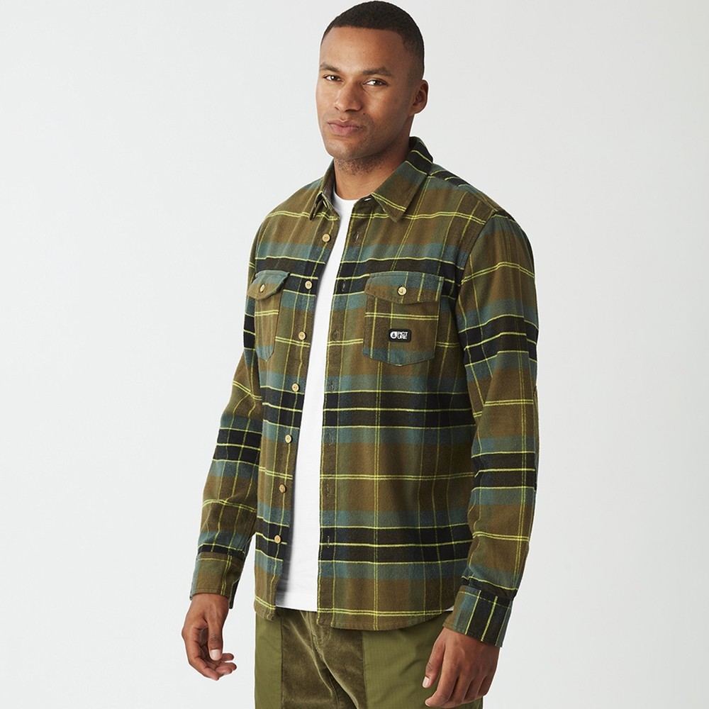 Picture Organic рубашка Hillsboro tobacco L MTS732M-L