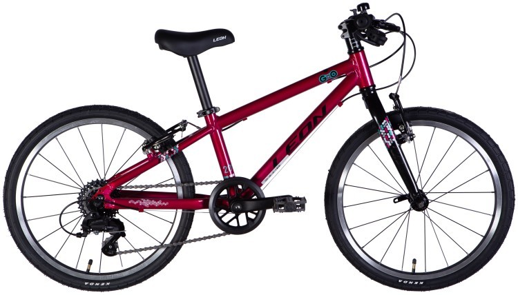 Велосипед AL 20" Leon GO 7 speed Vbr CS рама-10" малиновий 2025 OPS-LN-20-025