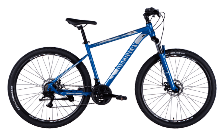 Велосипед ST 29" Discovery TREK DD FR рама-19" синьо-сріблястий 2025 OPS-SP-29-077