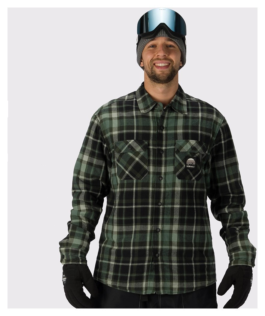 Rehall сорочка Brody 2026 checks moss L 60747-4084-L