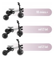 Біговел-велосипед 3 в 1 MoMi FILO Grey